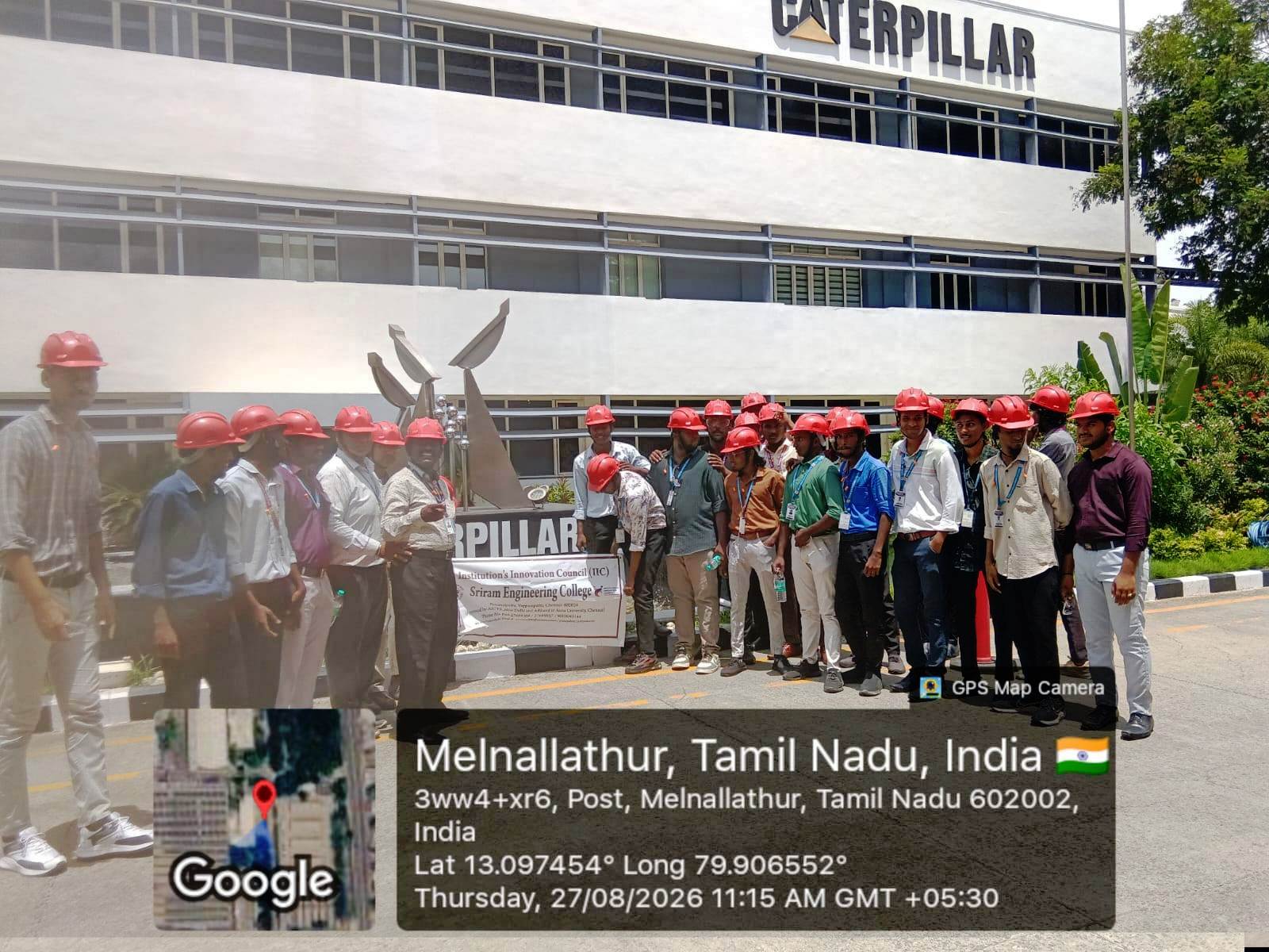 Industrial Visit to Caterpillar India Pvt. Ltd., Thiruvallur